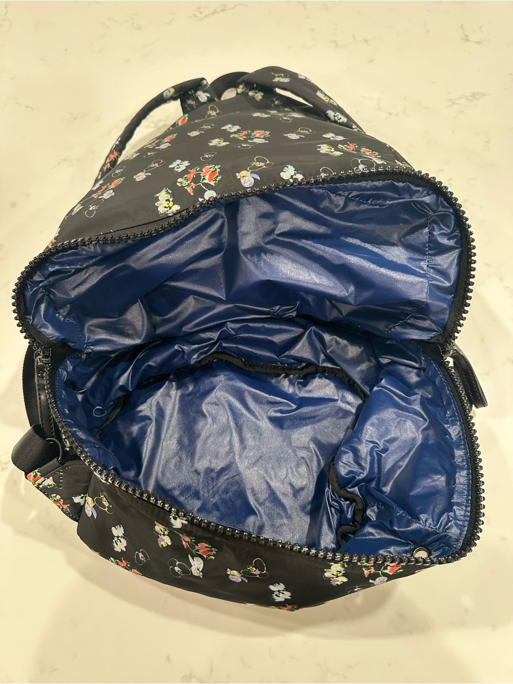 Rebecca Minkoff Floral Print Nylon Julian Backpack Bag - Flowers - Picture 5 of 14
